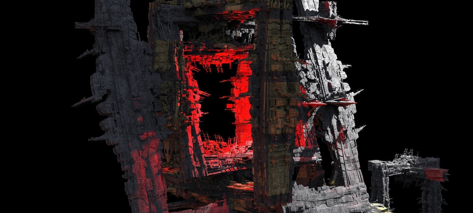 Hellraiser Dimensions Maze temples 3D model_1