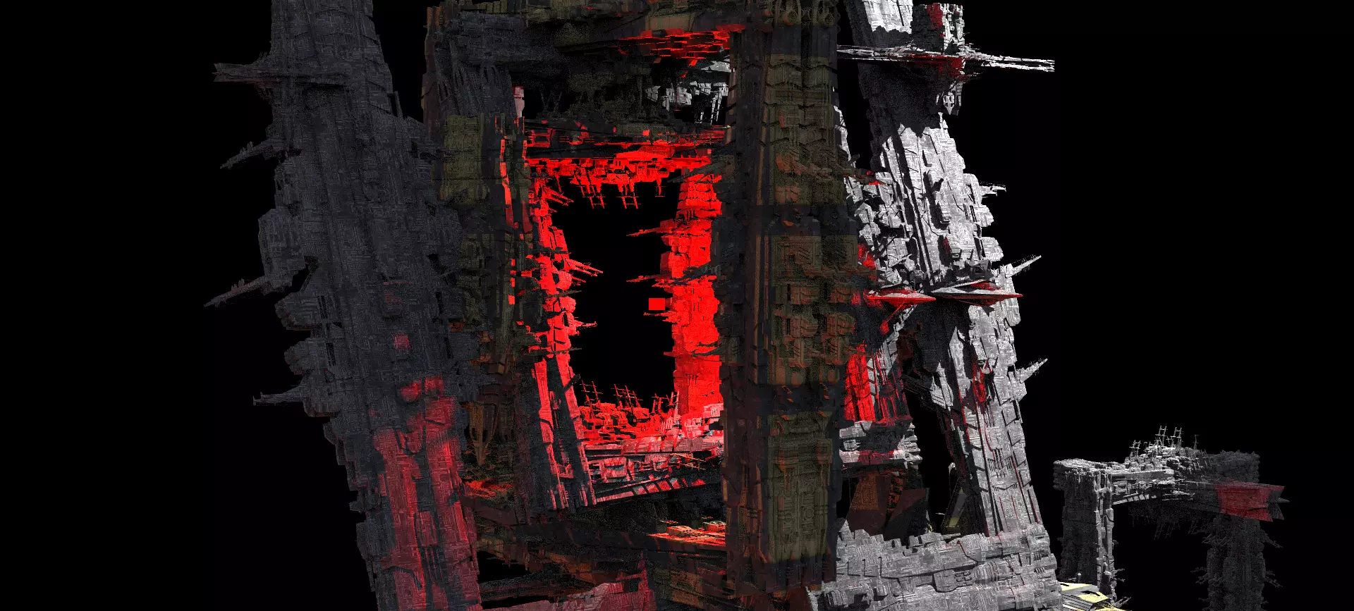 Hellraiser Dimensions Maze temples 3D model_0