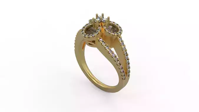 Woman Solitaire Ring 395