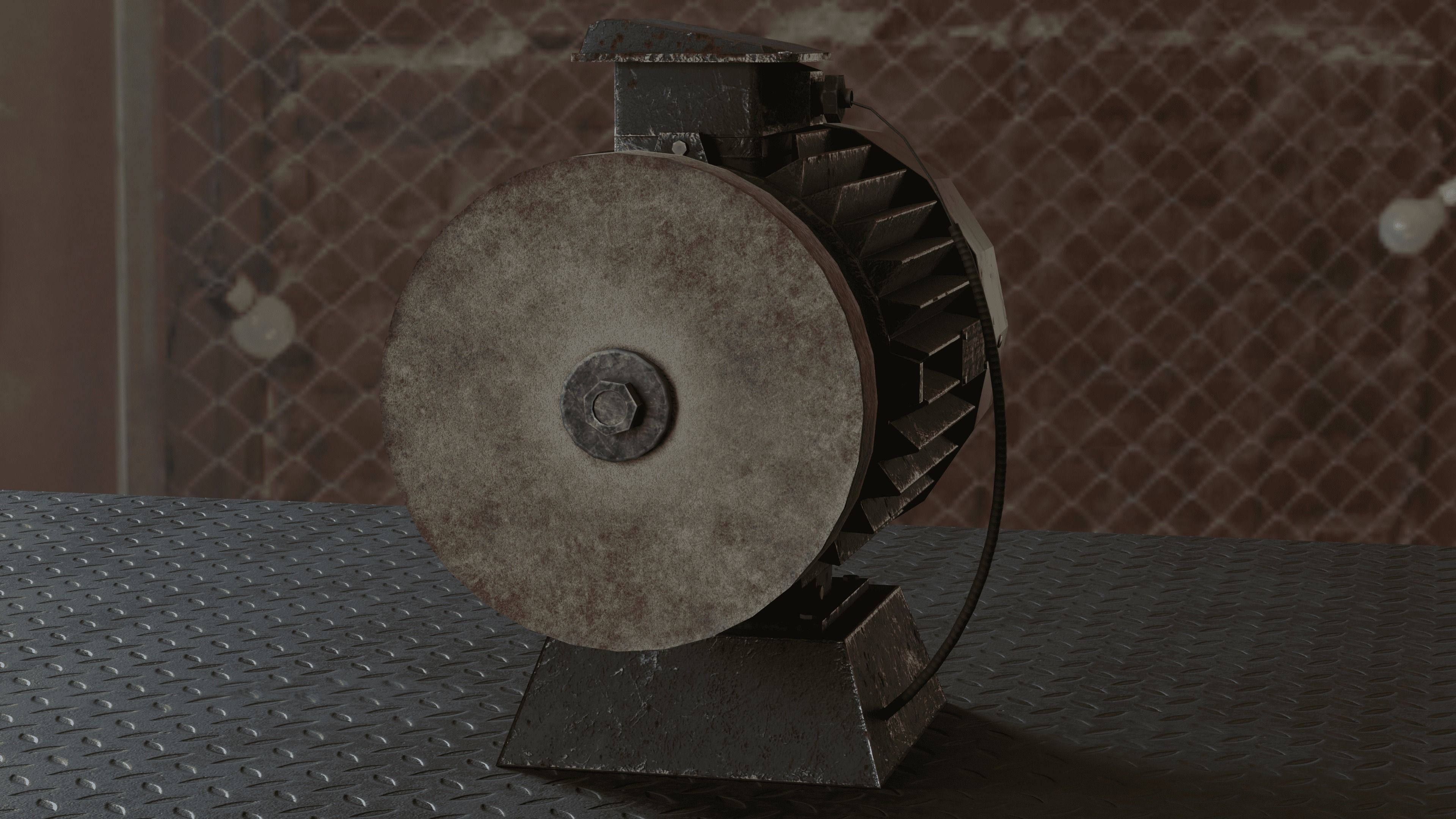 USSR Grinding Motor 4K 3D model_2