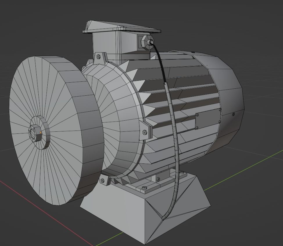 USSR Grinding Motor 4K 3D model_5