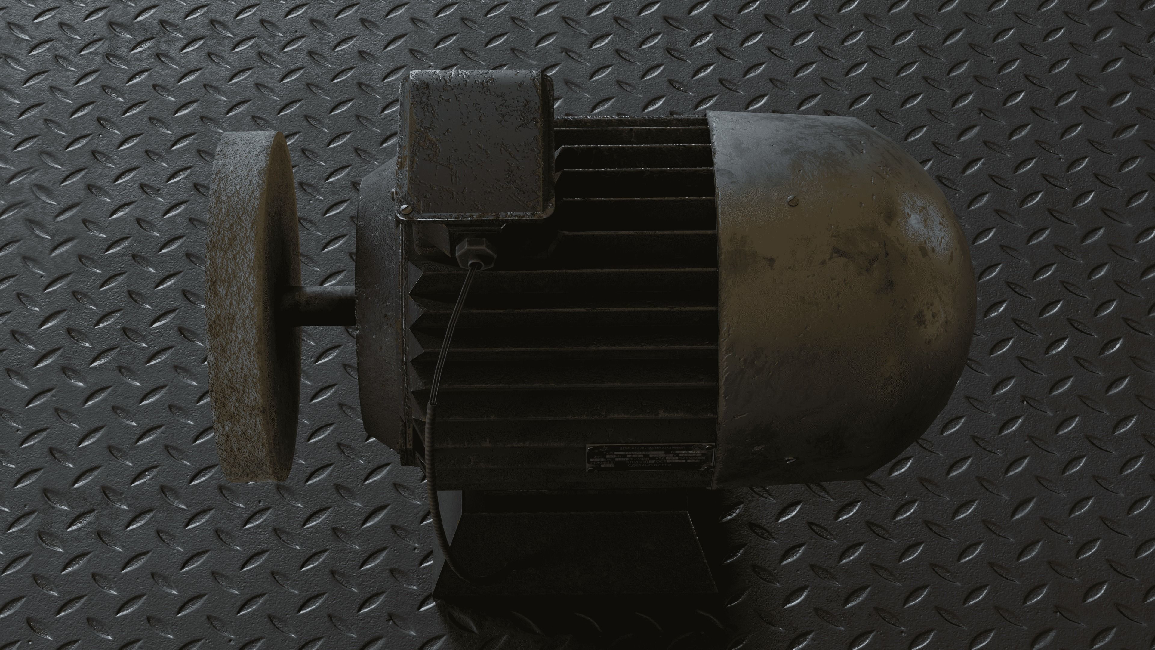 USSR Grinding Motor 4K 3D model_4