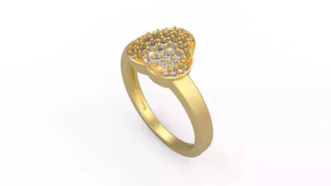 Woman Solitaire Ring 429