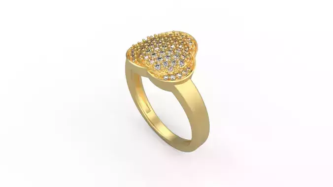 Woman Solitaire Ring 430