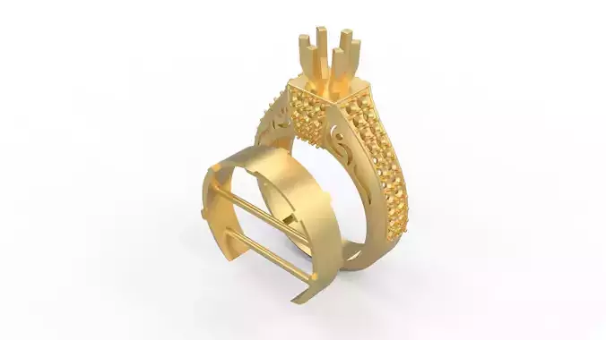 Woman Solitaire Ring 433