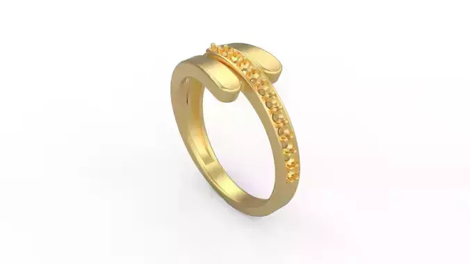 Woman Solitaire Ring 436