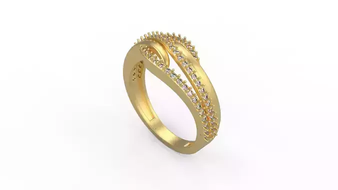 Woman Solitaire Ring 440