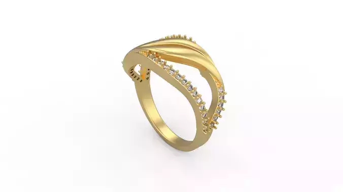 Woman Solitaire Ring 441