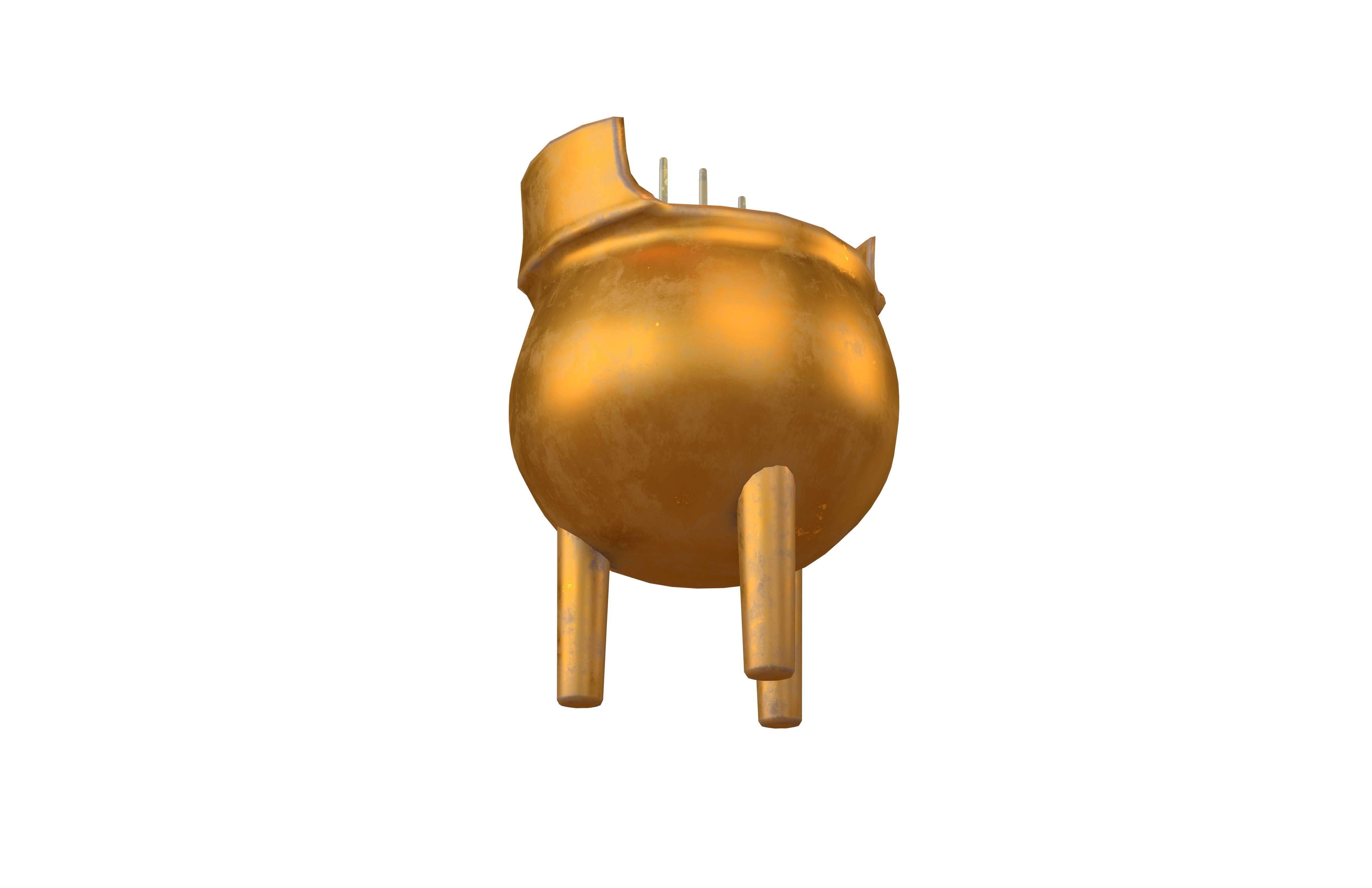 Cartoon Incense Burner Pack Vol 1 Low-poly 3D model_28