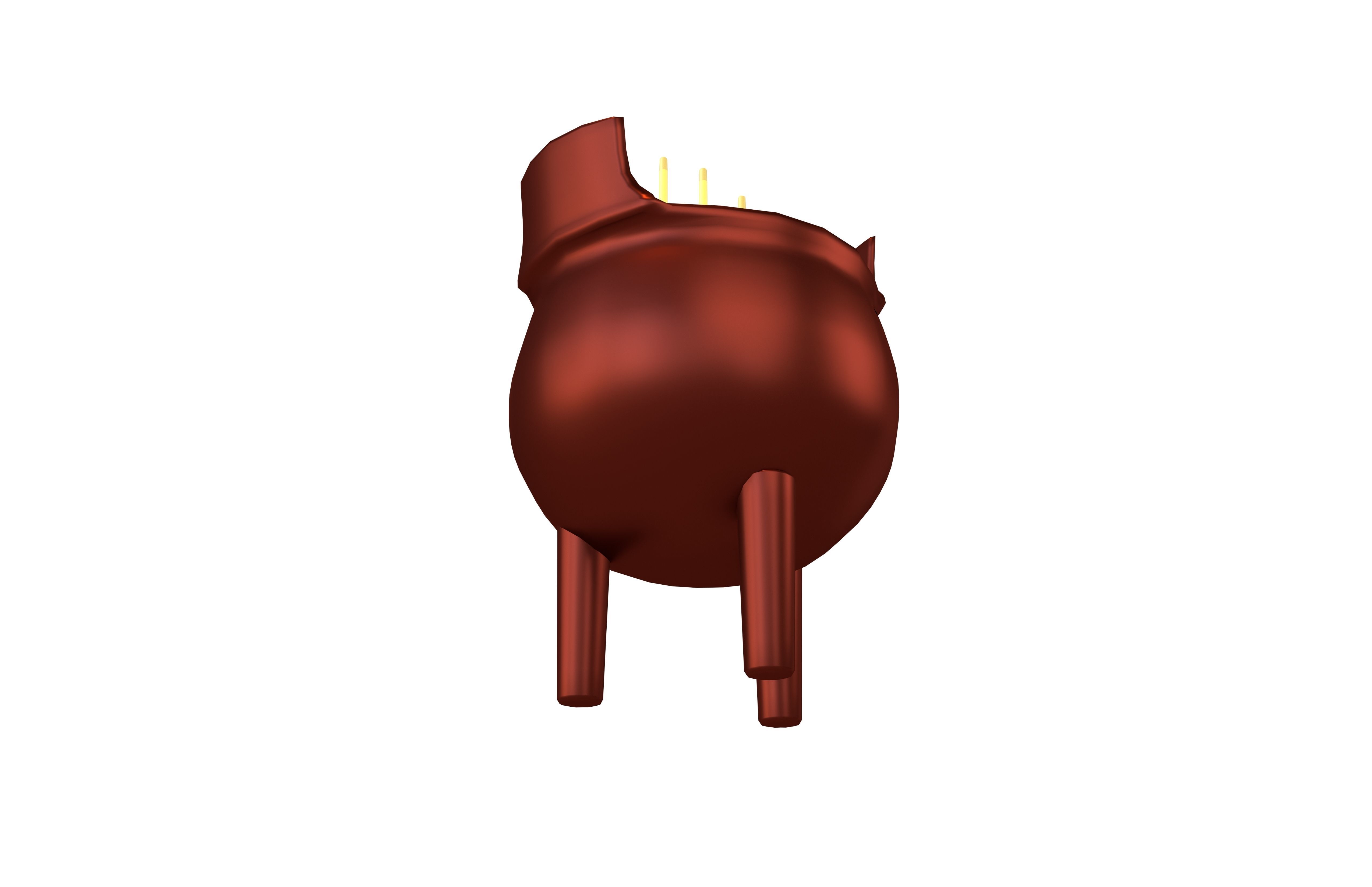 Cartoon Incense Burner Pack Vol 1 Low-poly 3D model_3