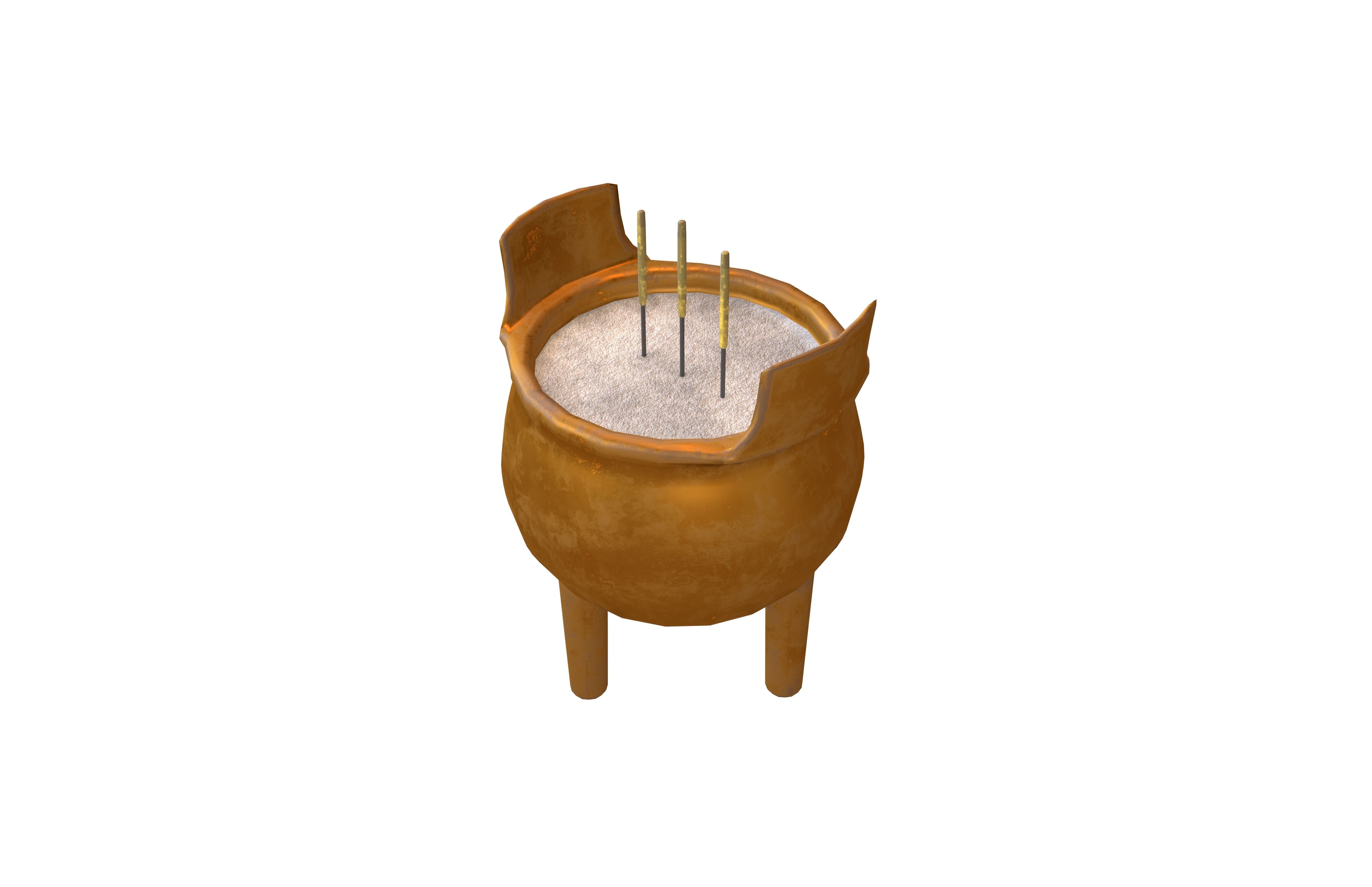 Cartoon Incense Burner Pack Vol 1 Low-poly 3D model_27