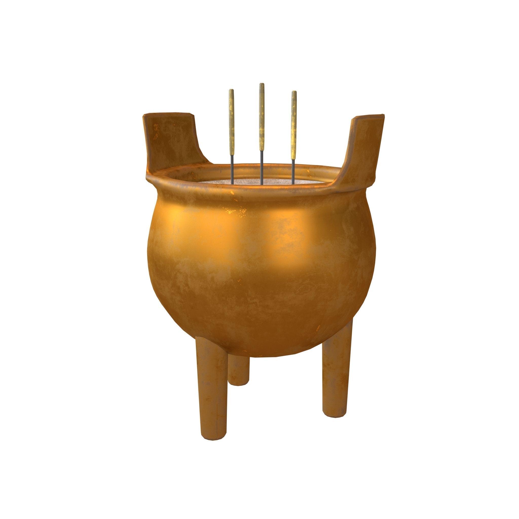 Cartoon Incense Burner Pack Vol 1 Low-poly 3D model_25