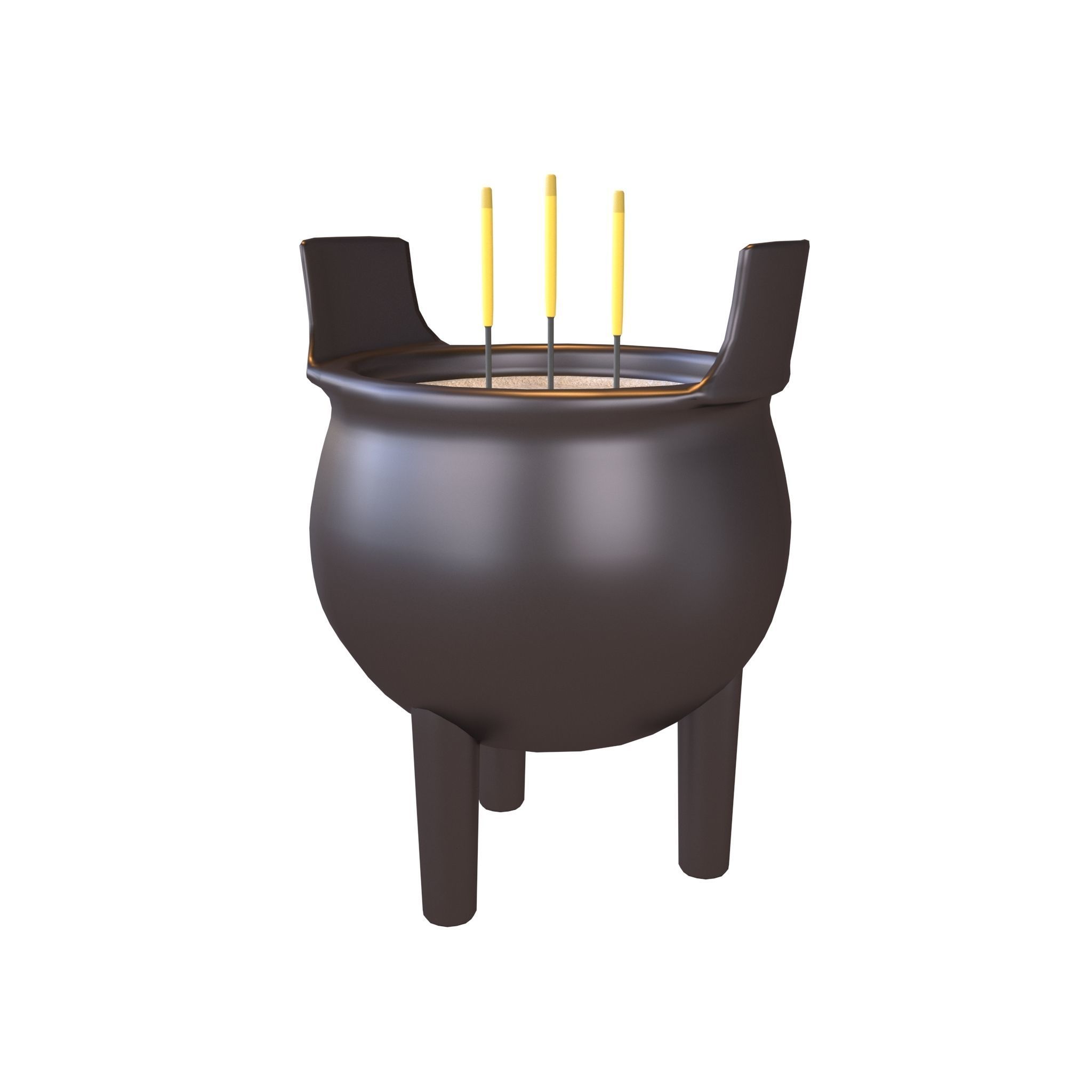 Cartoon Incense Burner Pack Vol 1 Low-poly 3D model_19