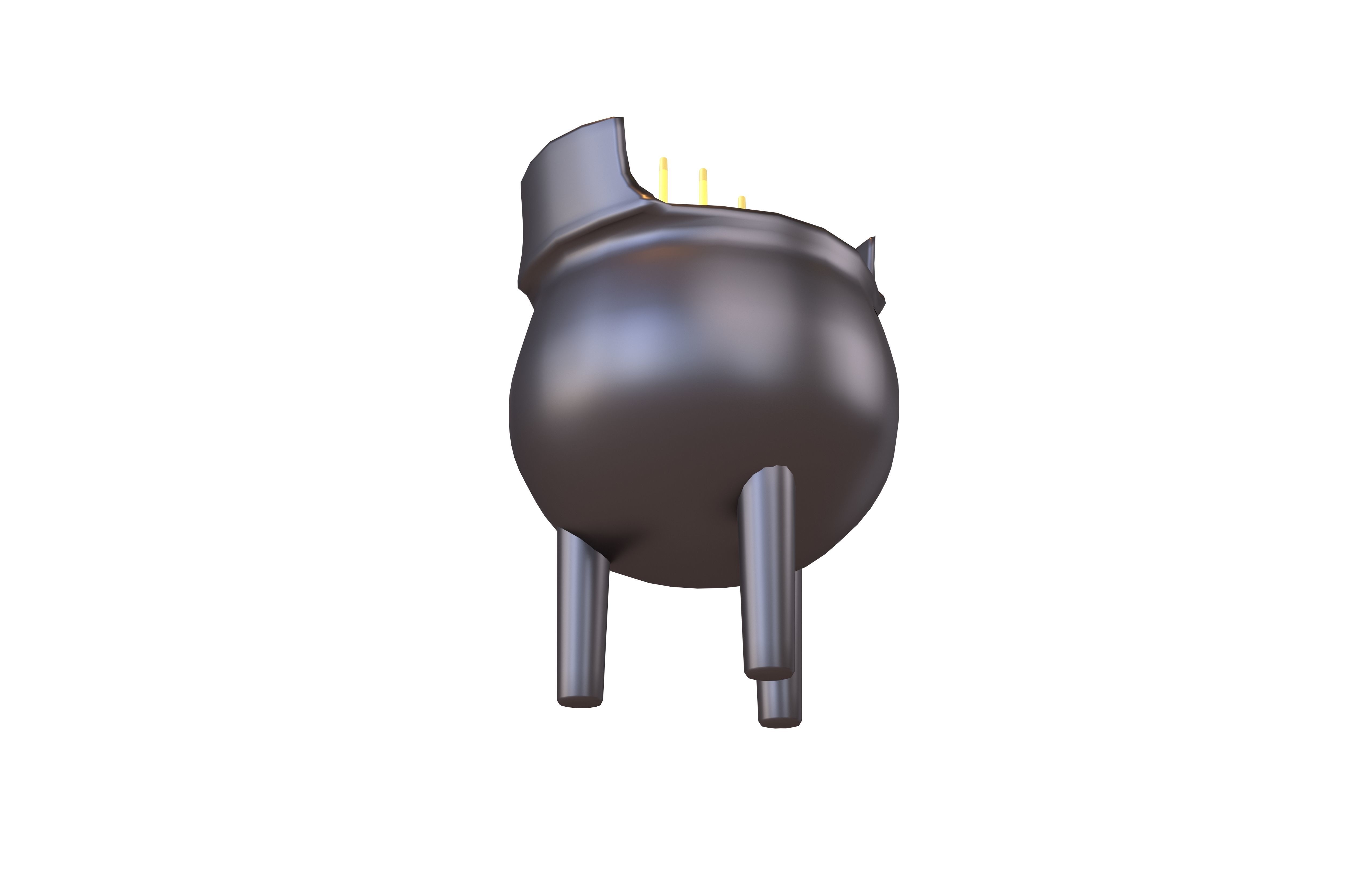 Cartoon Incense Burner Pack Vol 1 Low-poly 3D model_18