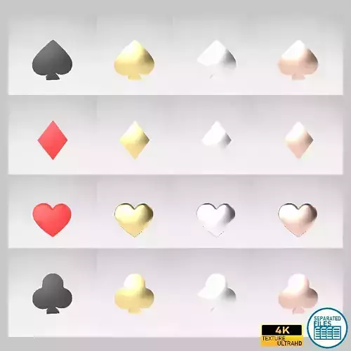 Poker Card Symbol V1 Pack Vol 1