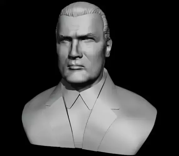 Steven Seagal Half Torso