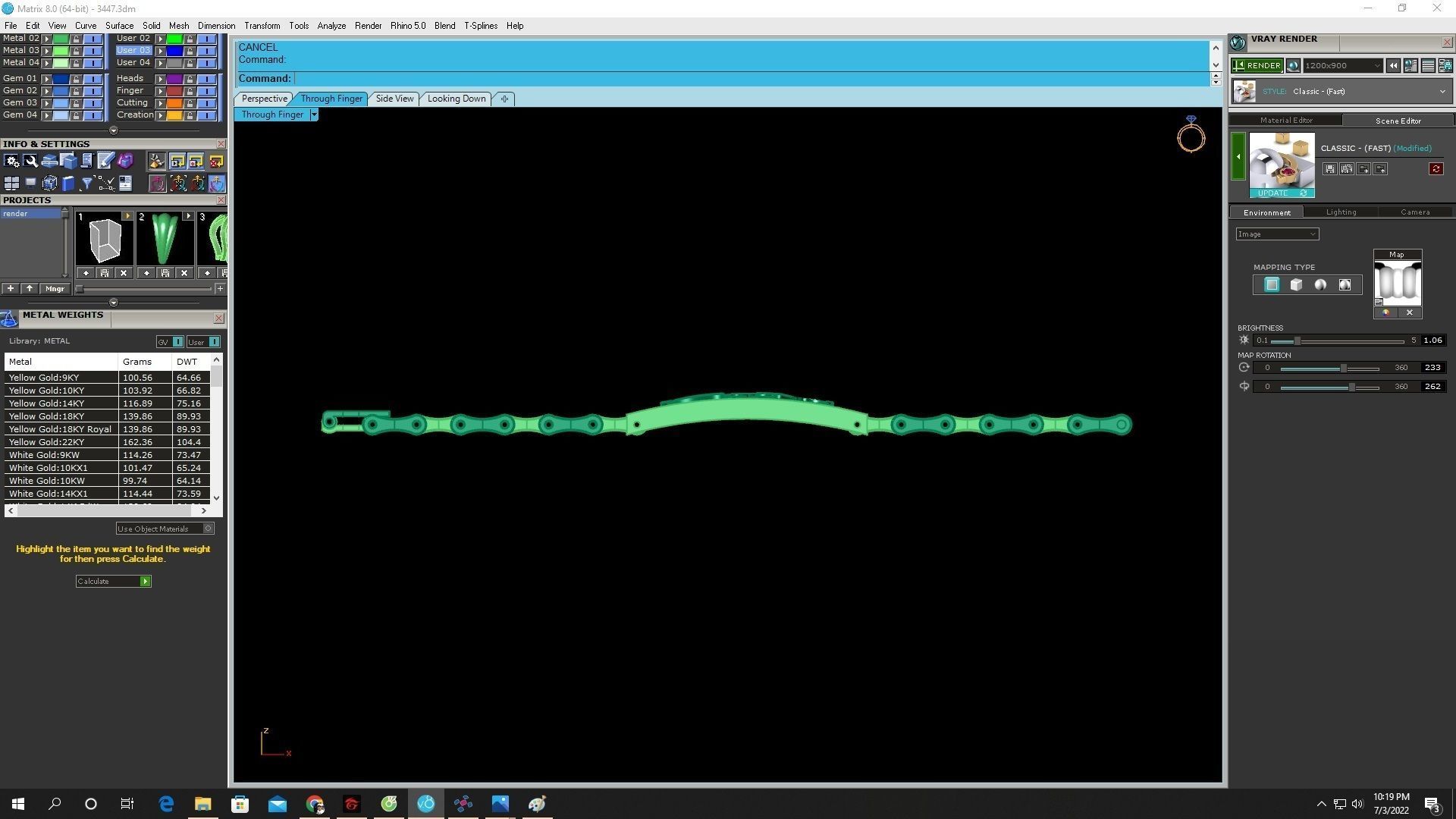 18k men bracelets 3447 3D print model_4