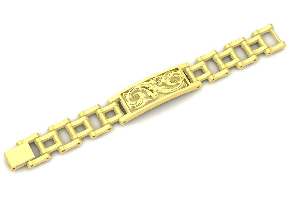18k men bracelets 3447 3D print model_5