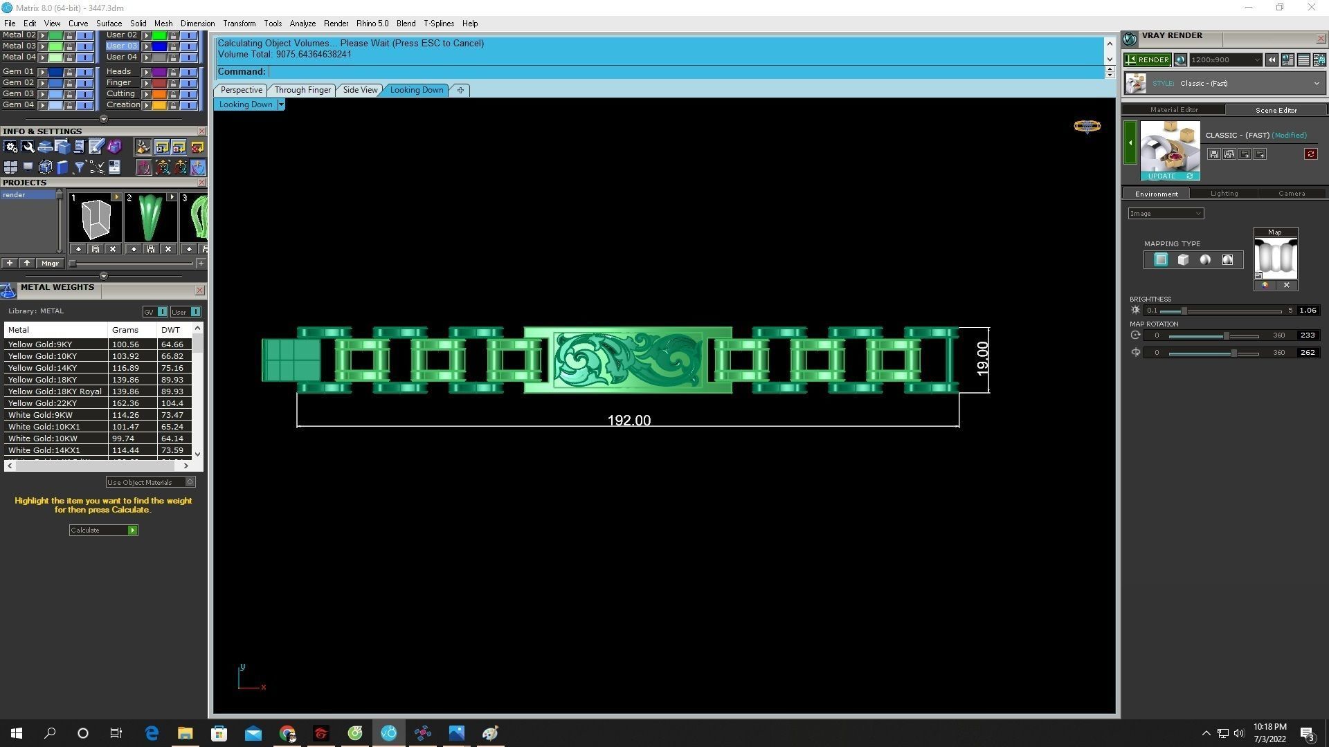 18k men bracelets 3447 3D print model_3