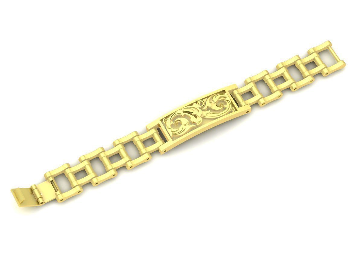 18k men bracelets 3447 3D print model_6