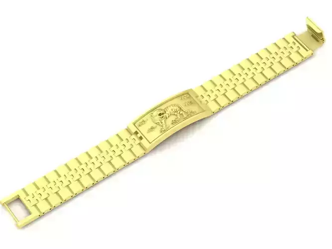 Lucky Tiger Men Bracelets 3450 3D print model