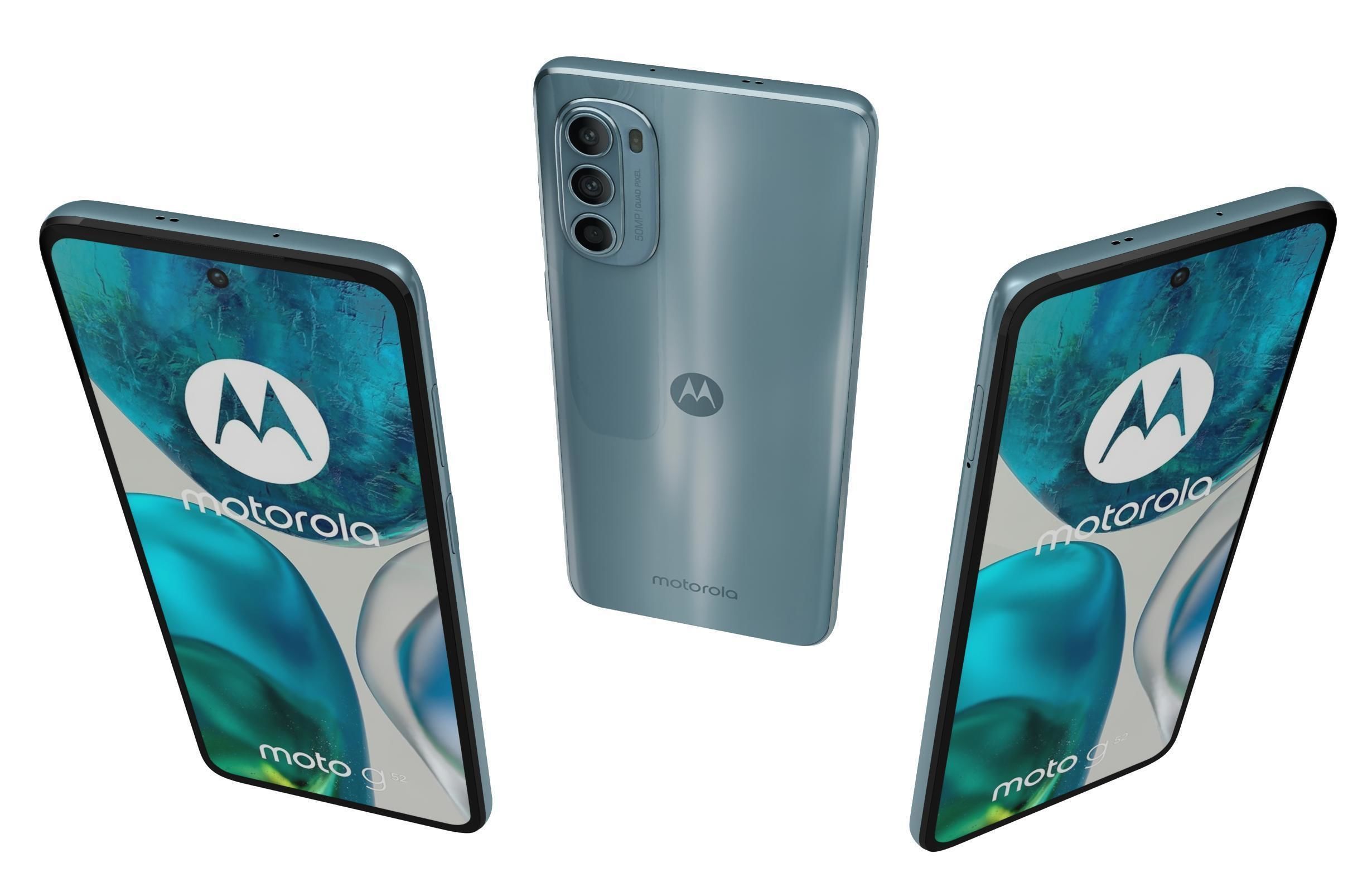 Motorola Moto G52 Charcoal Gray 3D model_2