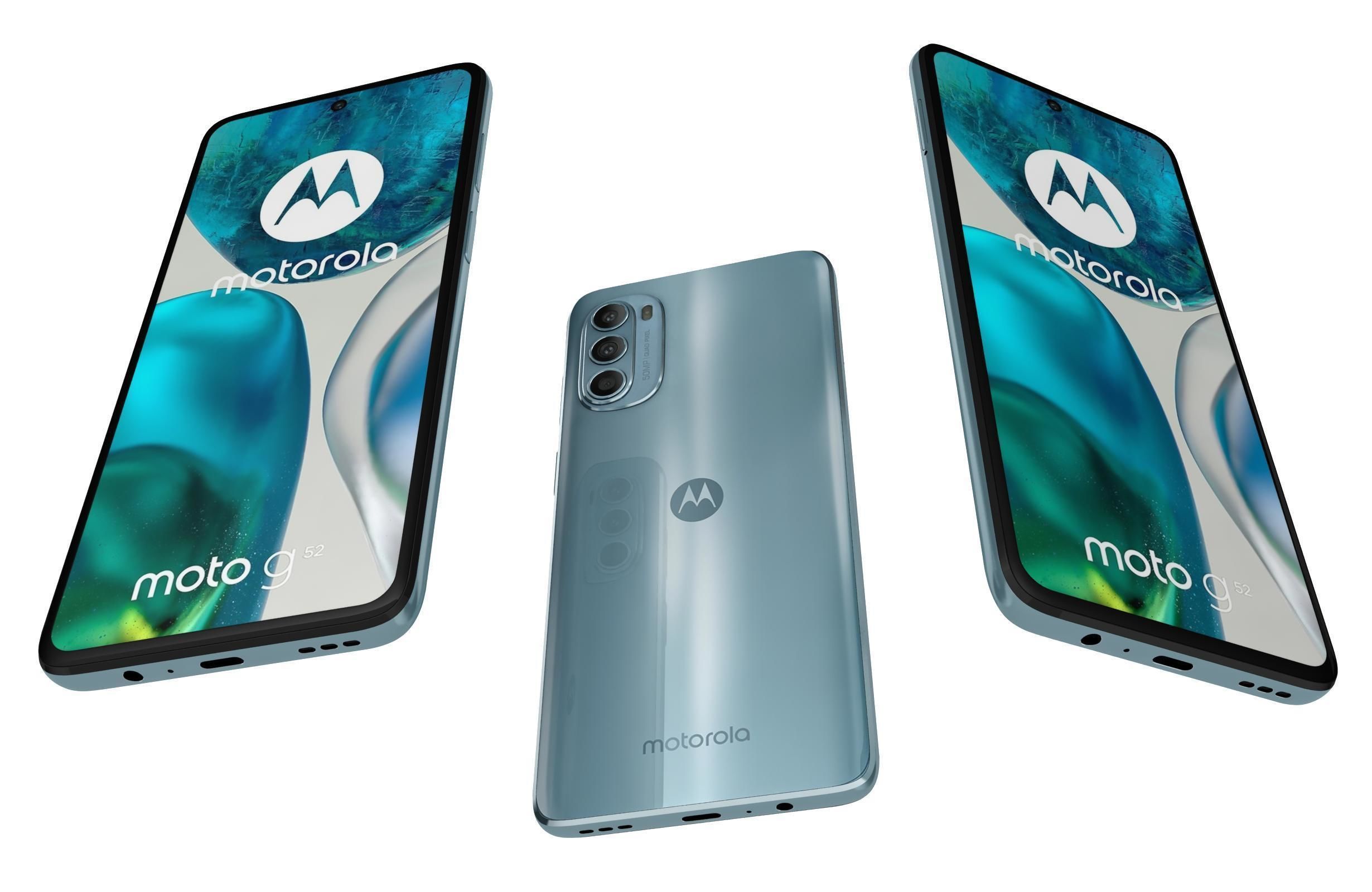 Motorola Moto G52 Charcoal Gray 3D model_1
