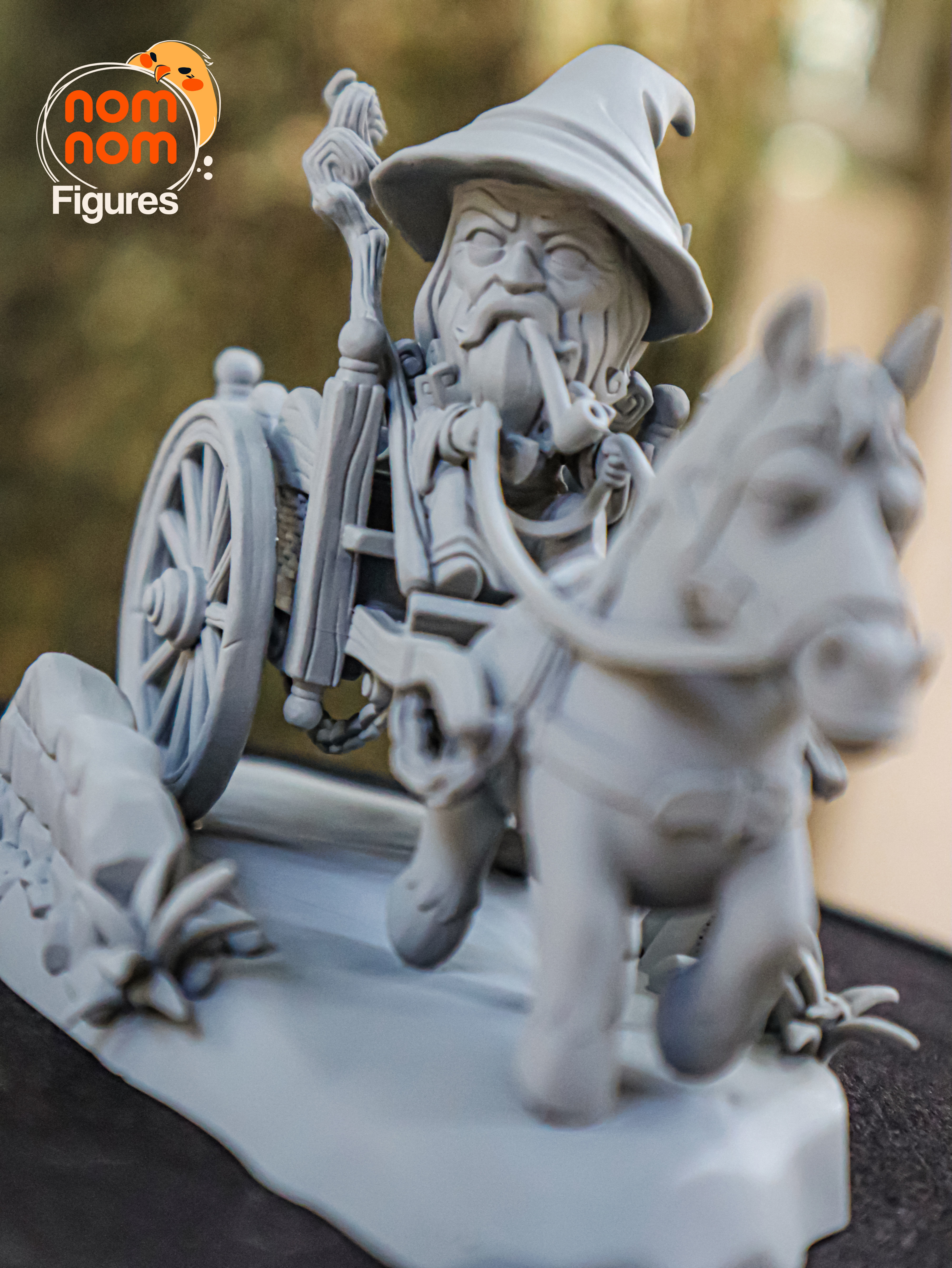 Chibi Gandalf - Lord of the Rings 3D print model_10