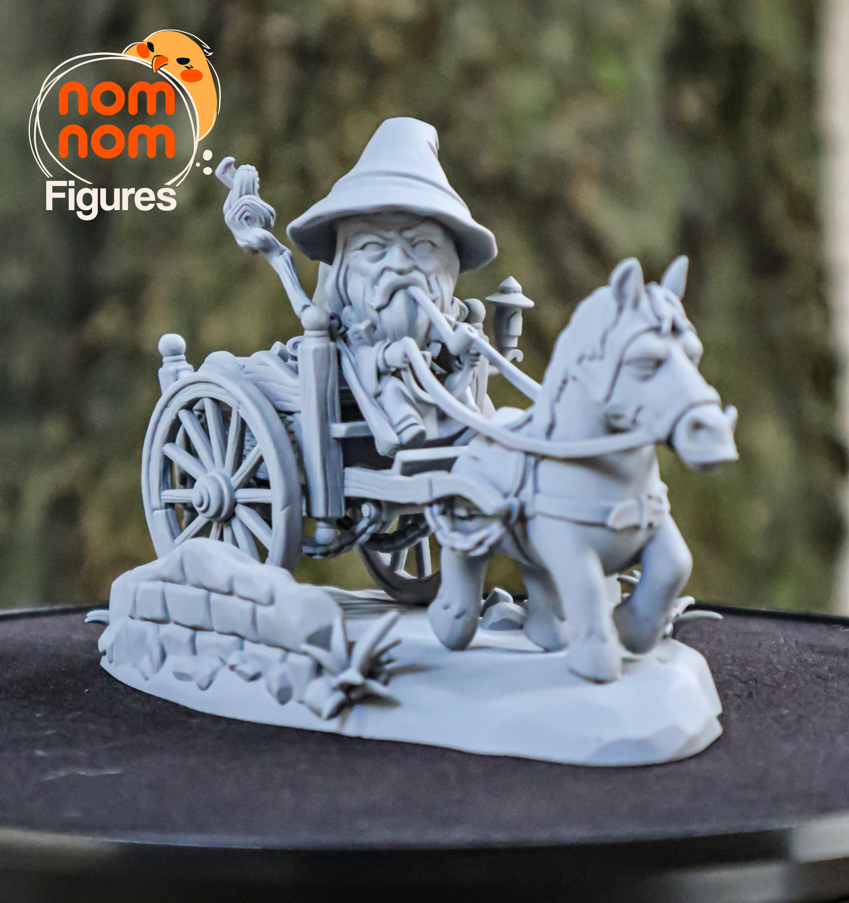 Chibi Gandalf - Lord of the Rings 3D print model_3