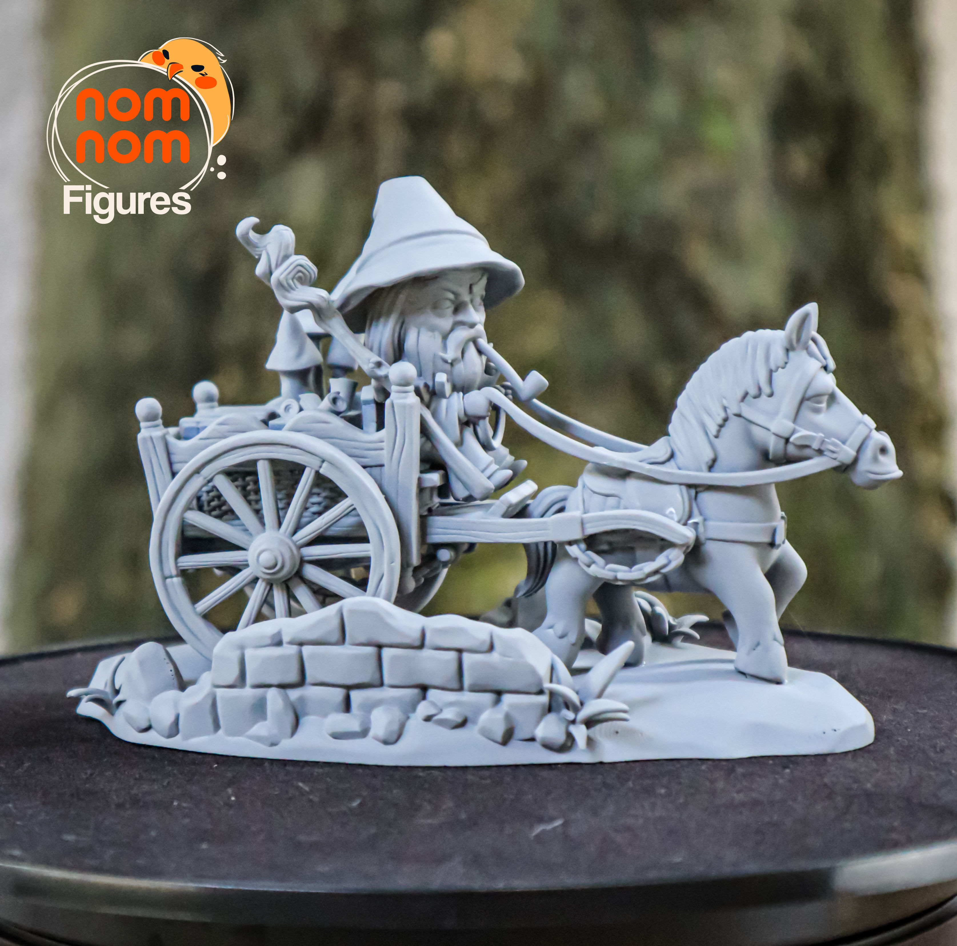 Chibi Gandalf - Lord of the Rings 3D print model_7