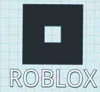 Roblox logo 3D model