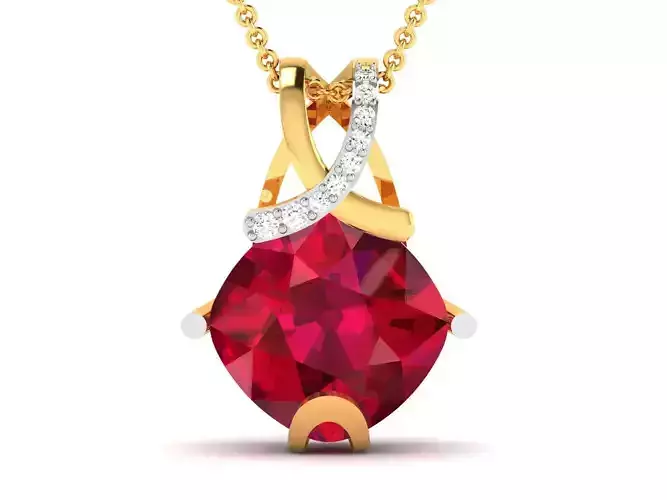 Women Pendant 3dm STL OBJ FBX Render Details