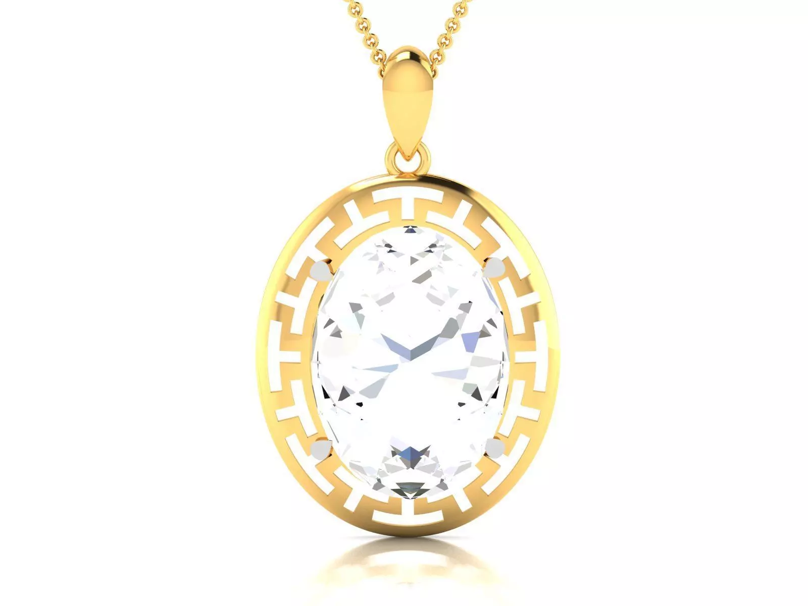 Women Pendant 3dm STL OBJ FBX Render Details 3D print model_0