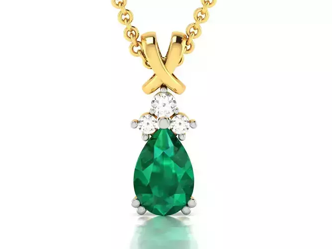 Women Pendant 3dm STL OBJ FBX Render Details