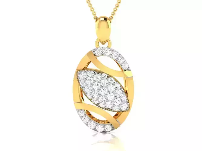 Women Pendant 3dm STL OBJ FBX Render Details