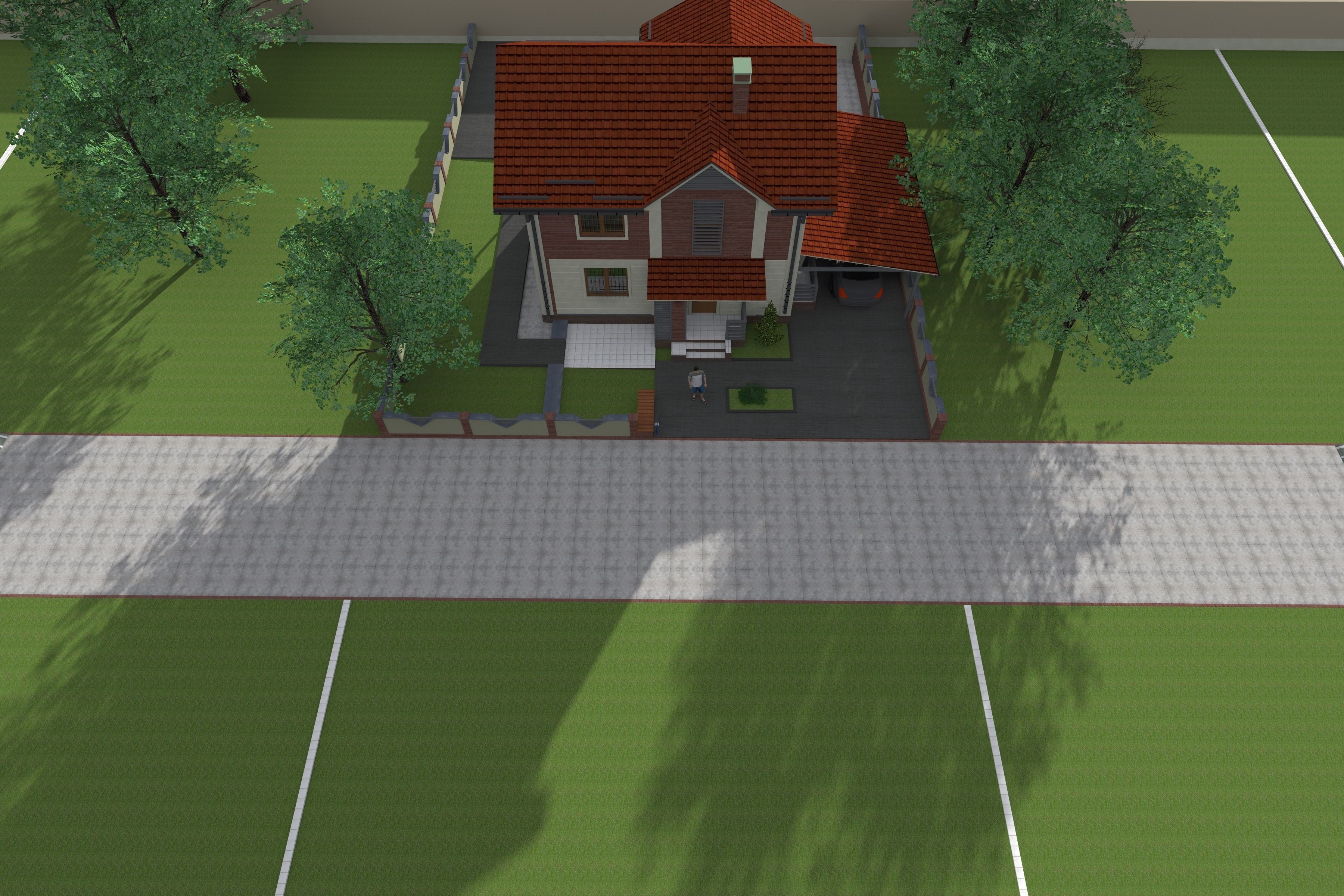 village house archicad19  Artlantis 5 3D model_2