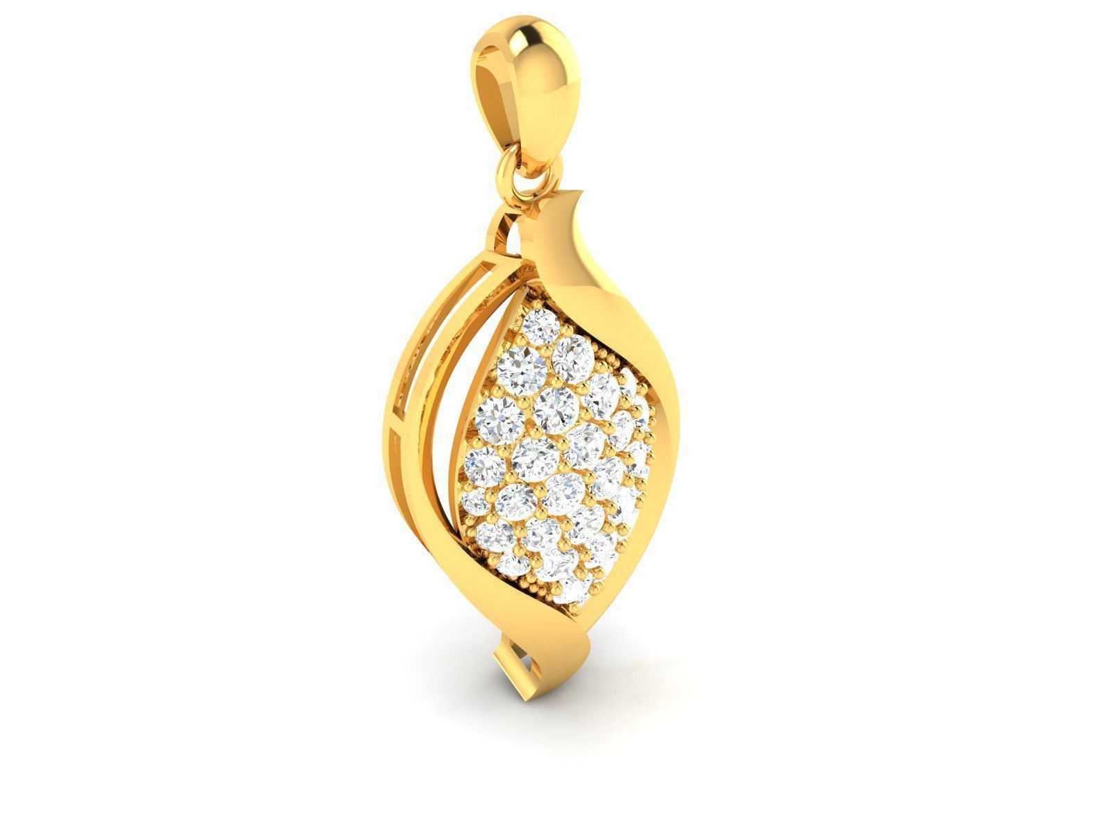 Women Pendant 3dm STL OBJ FBX Render Details 3D print model_1