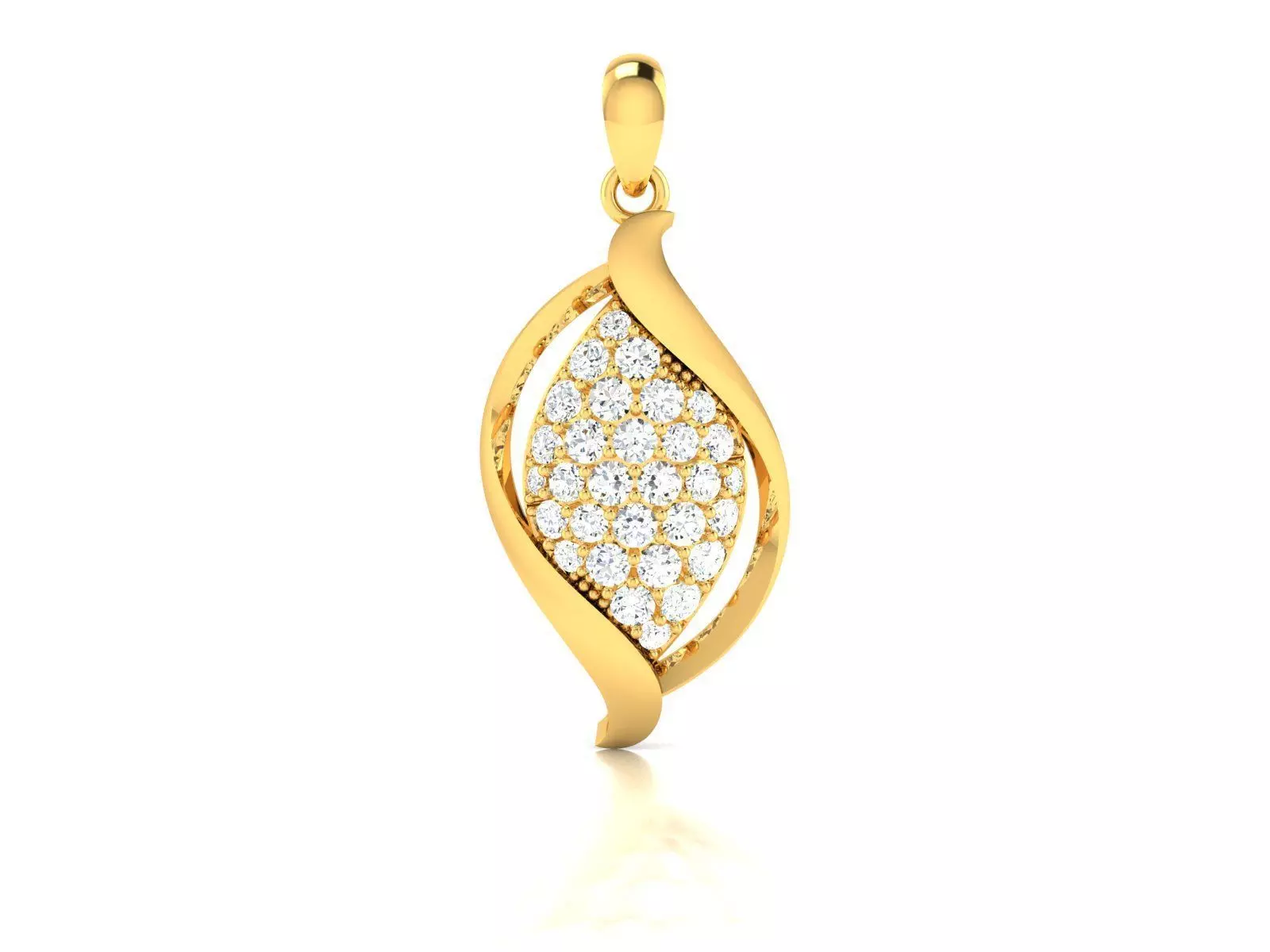 Women Pendant 3dm STL OBJ FBX Render Details 3D print model_0