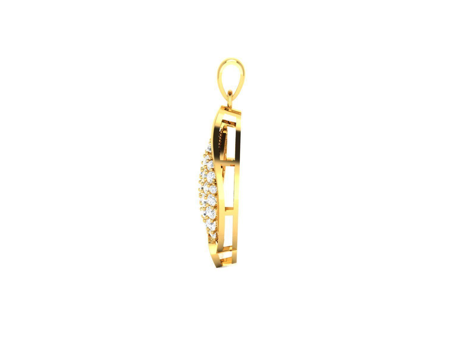 Women Pendant 3dm STL OBJ FBX Render Details 3D print model_4