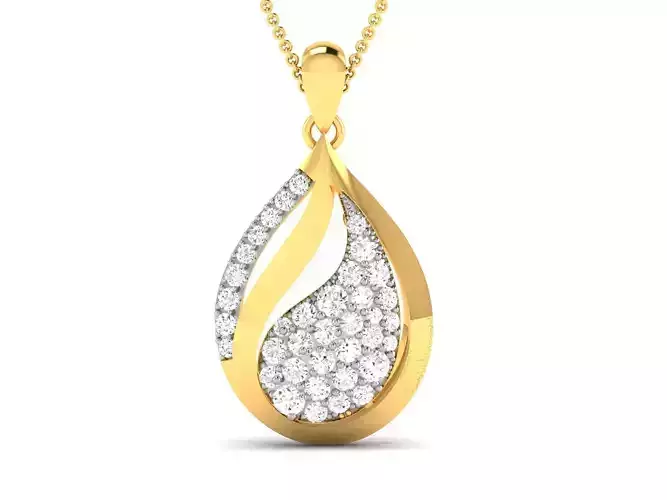 Women Pendant 3dm STL OBJ FBX Render Details