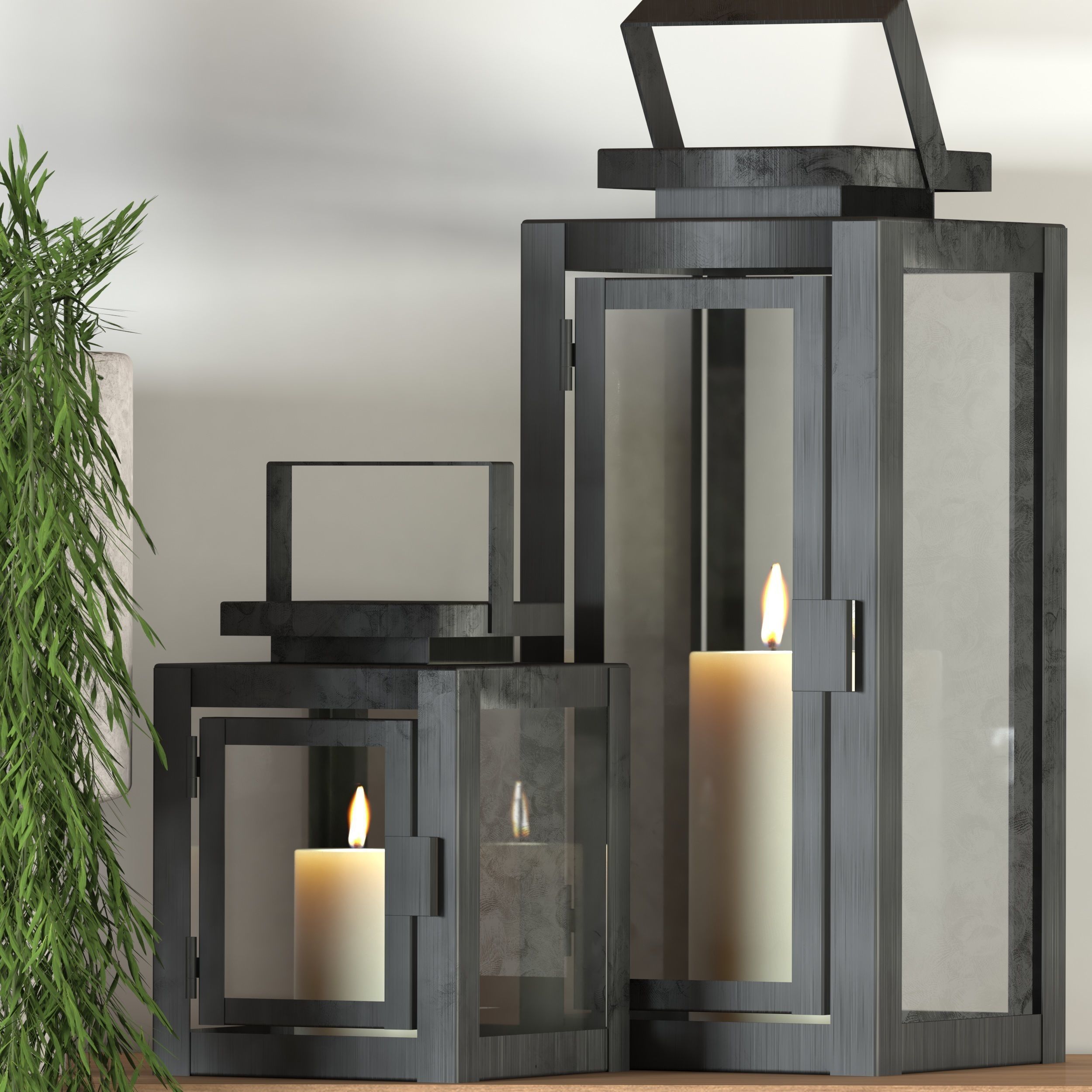 decorative set 02 3D model_2