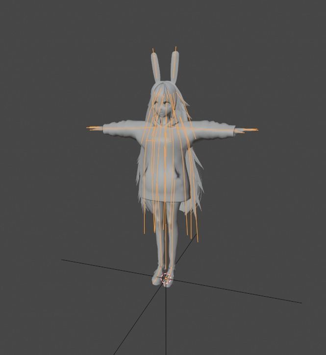 3D low poly avatar for vrchat vtubing and also for gaming Low-poly 3D model_13