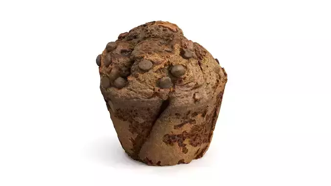 Chocolate Muffin 3D Model