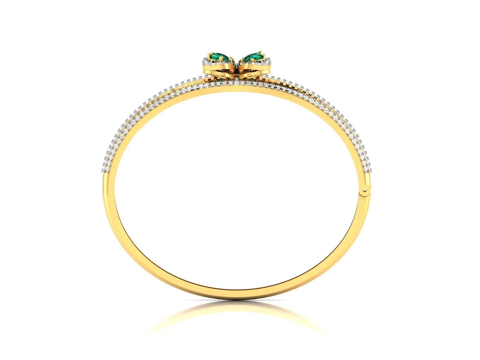 Women Bangle 3dm STL OBJ FBX Render Details 3D print model_4