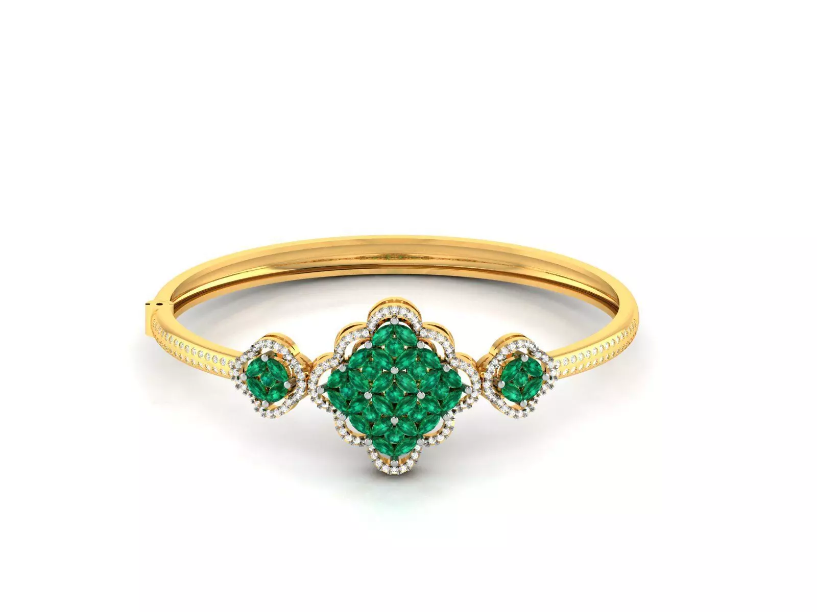 Women Bangle 3dm STL OBJ FBX Render Details 3D print model_0