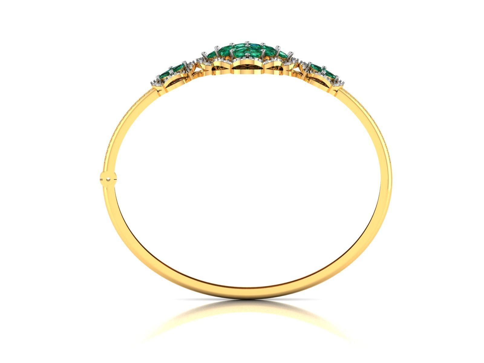 Women Bangle 3dm STL OBJ FBX Render Details 3D print model_5