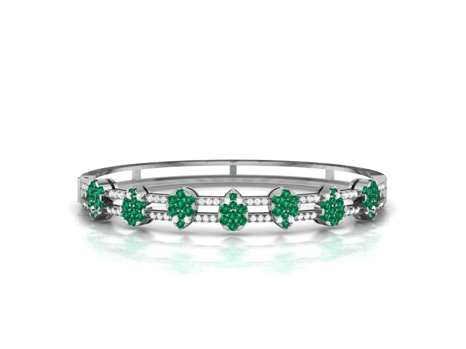 Women Bangle 3dm STL OBJ FBX Render Details 3D print model_7