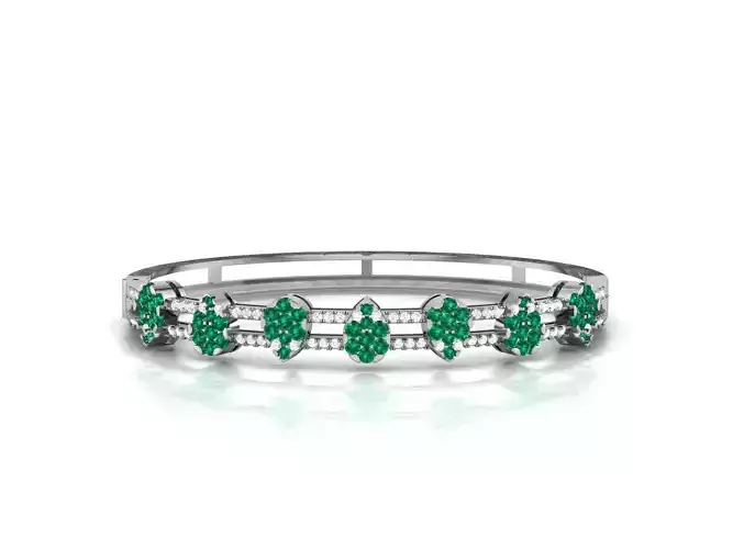 Women Bangle 3dm STL OBJ FBX Render Details