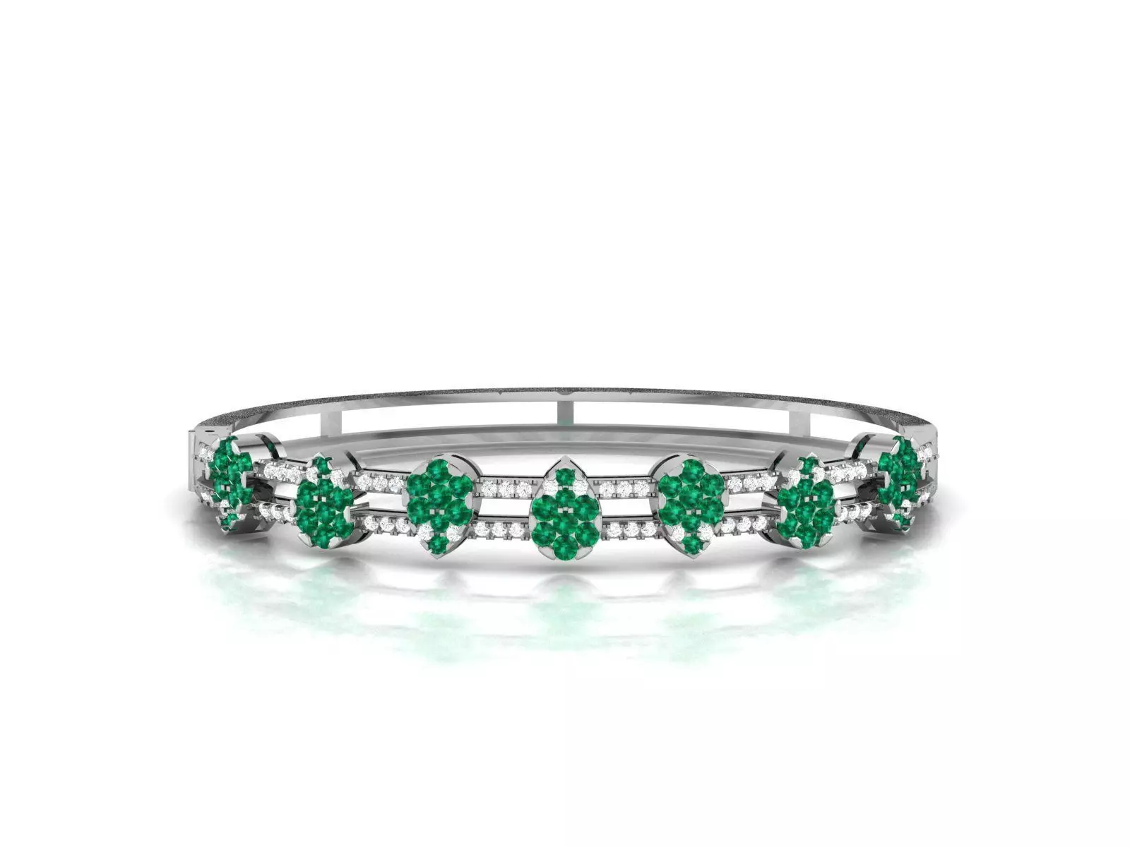 Women Bangle 3dm STL OBJ FBX Render Details 3D print model_0