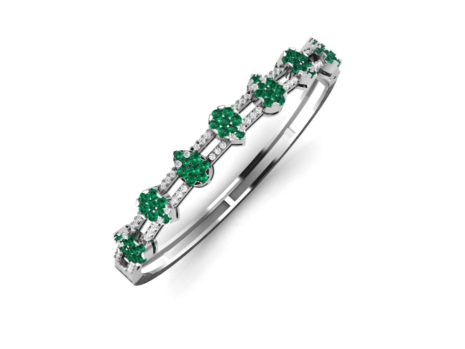 Women Bangle 3dm STL OBJ FBX Render Details 3D print model_2